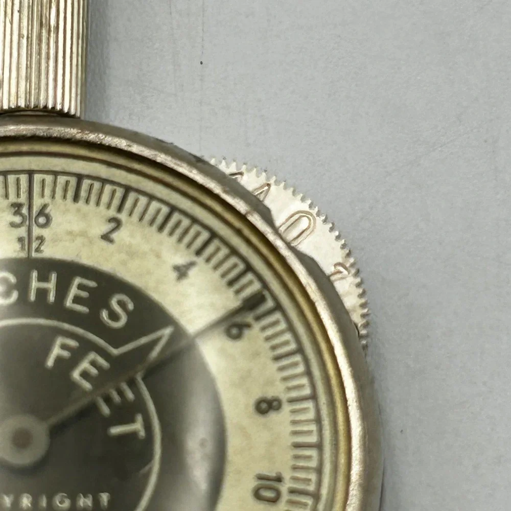 Brookstone Map Measurer Silver Opisometer Germany 2962 EUC with Box Instructions